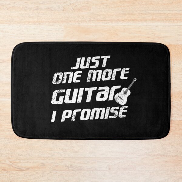 Item preview, One More Guitar I Promise Funny Gift Tee Design designed and sold by trendyzcom.
