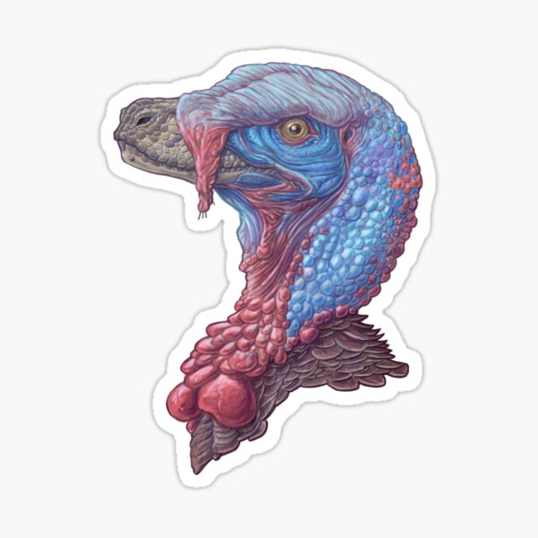 Item preview, Murder Turkey (Velociraptor mongoliensis) designed and sold by CoffeeBlack Illustration.