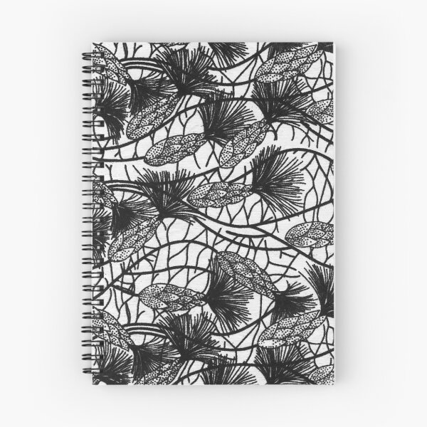 Item preview, Craft Paper - Plush black flora on white designed and sold by FellyFineThings.