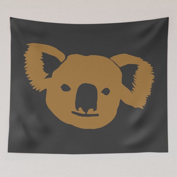 Item preview, Koala Stencil Brown designed and sold by shtem.