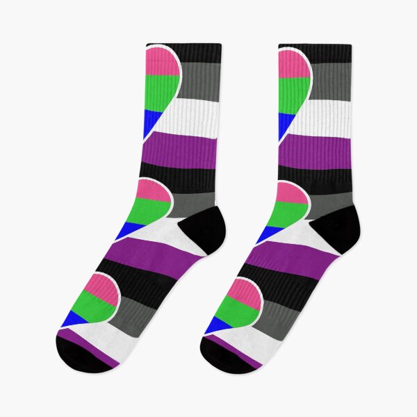 Item preview, Polyromantic Asexual Flag designed and sold by DisneyFanatic23.