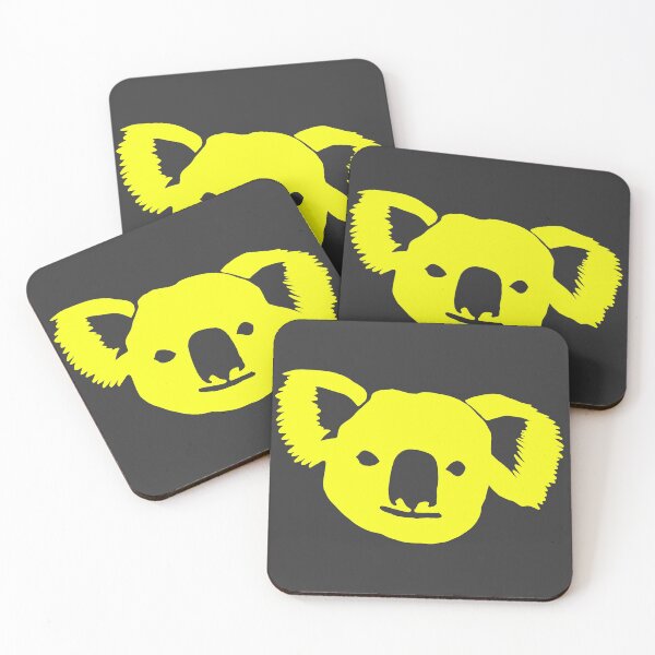 Item preview, Koala Stencil Yellow designed and sold by shtem.