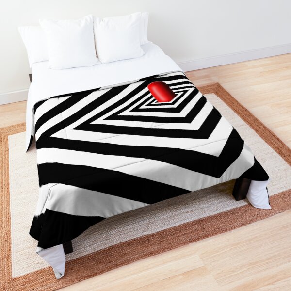 A Round Peg in a Square Hole Comforter