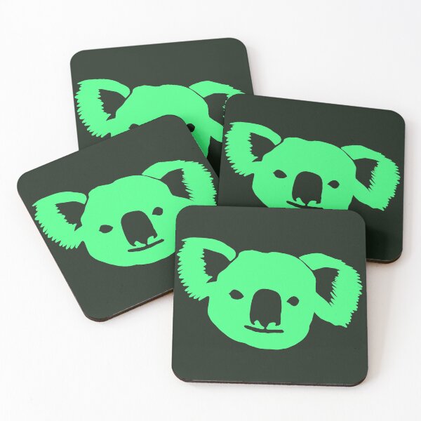 Item preview, Koala Stencil Bright Green  designed and sold by shtem.