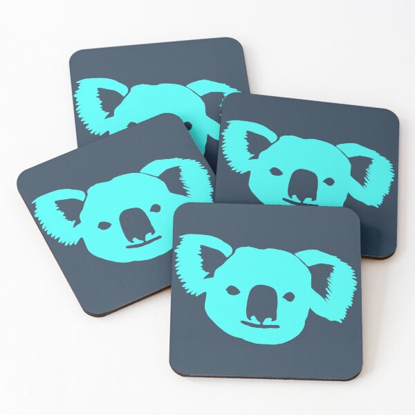 Item preview, Koala Stencil Turquoise  designed and sold by shtem.