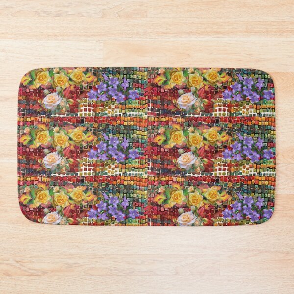 Item preview, Garden Wall Mosaic designed and sold by Aquila Light Pictures.