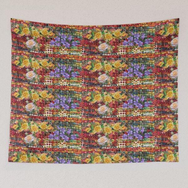 Item preview, Garden Wall Mosaic designed and sold by Aquila Light Pictures.