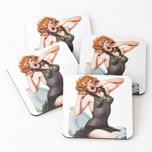 Item preview, Sexy Red Haired Pinup Girl designed and sold by digitalvintage.