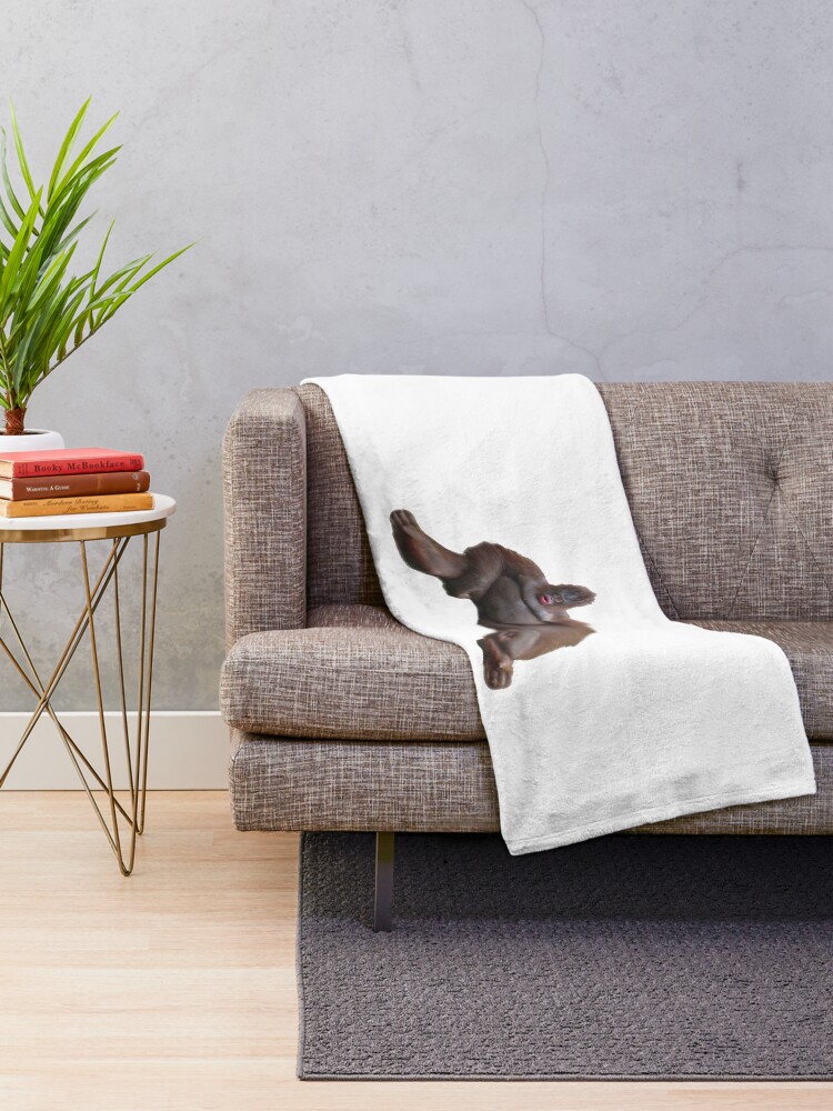 "Small Uh Oh Stinky" Throw Blanket for Sale by luminak Redbubble