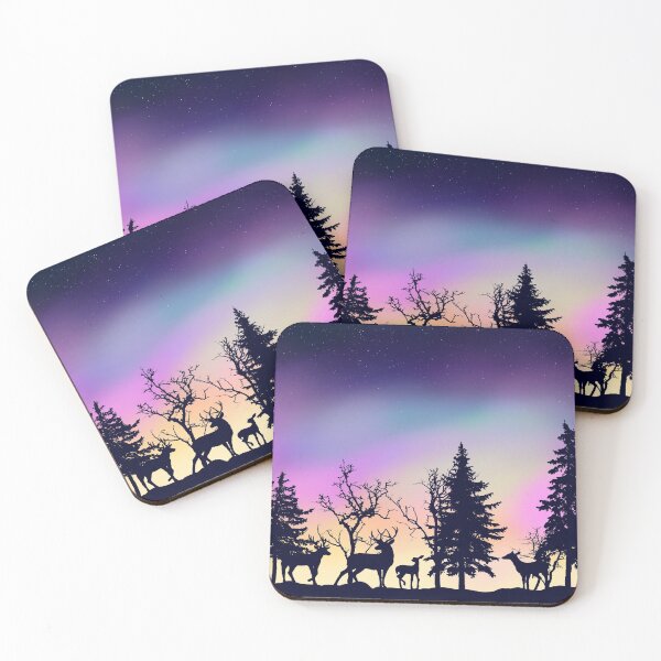Item preview, deer in forest designed and sold by theerraticmind.