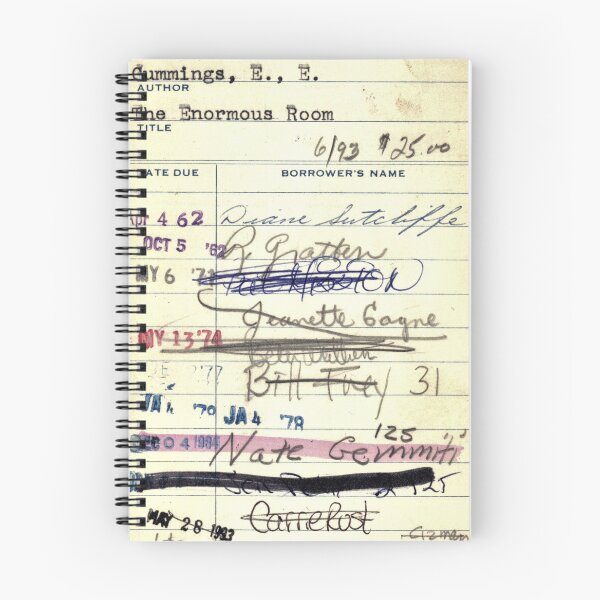 Item preview, Library Card 828 The Enormous Room designed and sold by GasStationB.