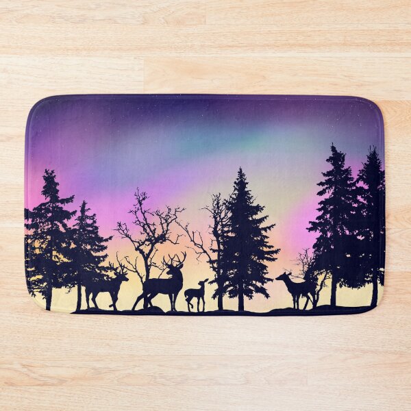 Item preview, deer in forest designed and sold by theerraticmind.