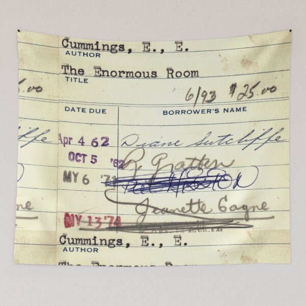 Item preview, Library Card 828 The Enormous Room designed and sold by GasStationB.