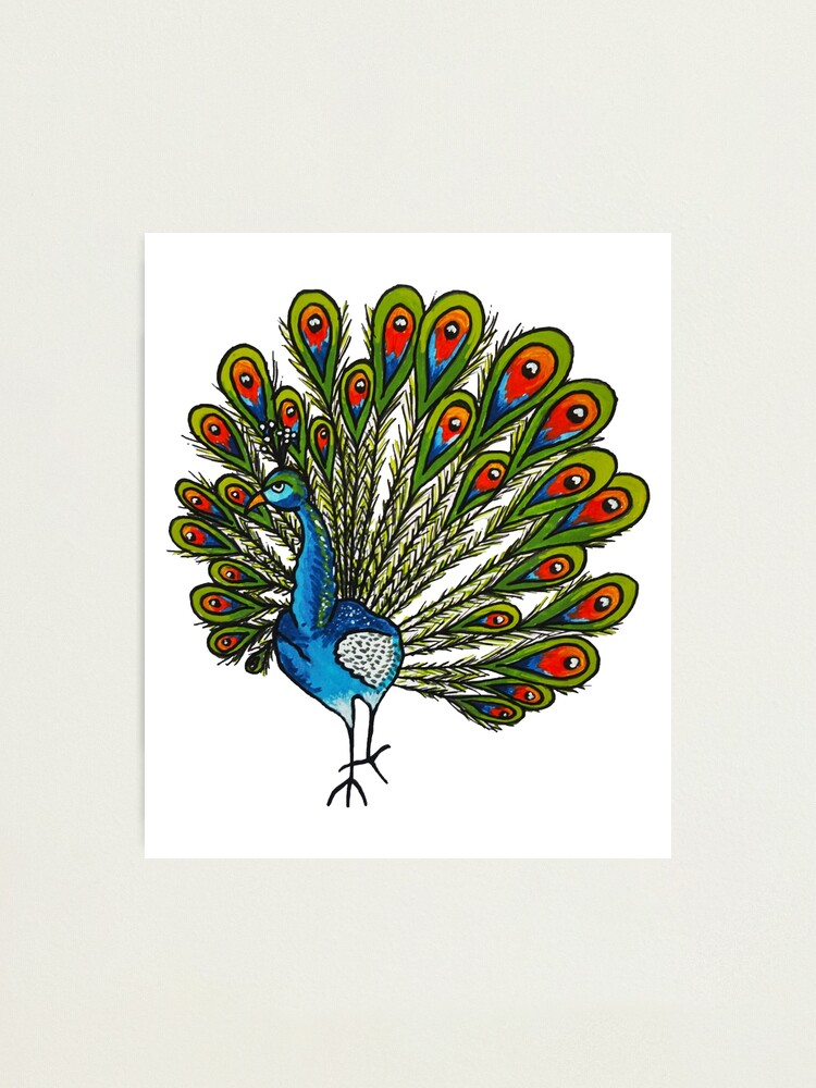 Peacock Color Mandala Art ~ ArtyArsh -Creative World