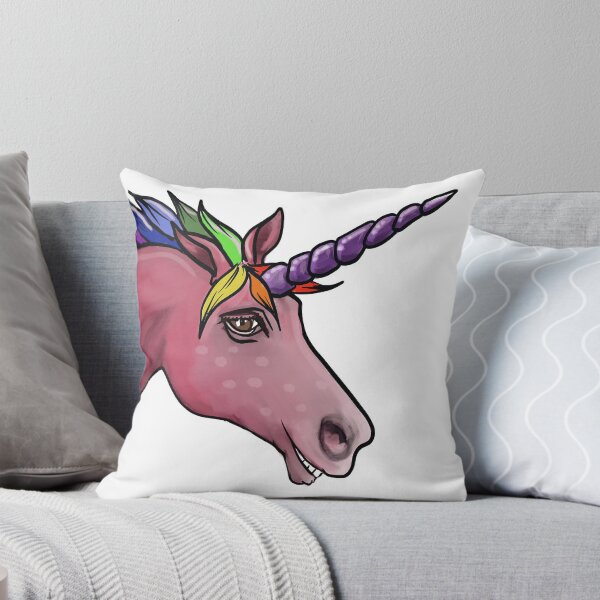 Item preview, A pink unicorn of course. designed and sold by Cheryl Cadzow.