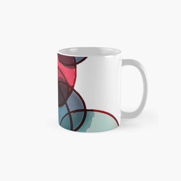 abstract study in kandinsky watercolors and rings Classic Mug