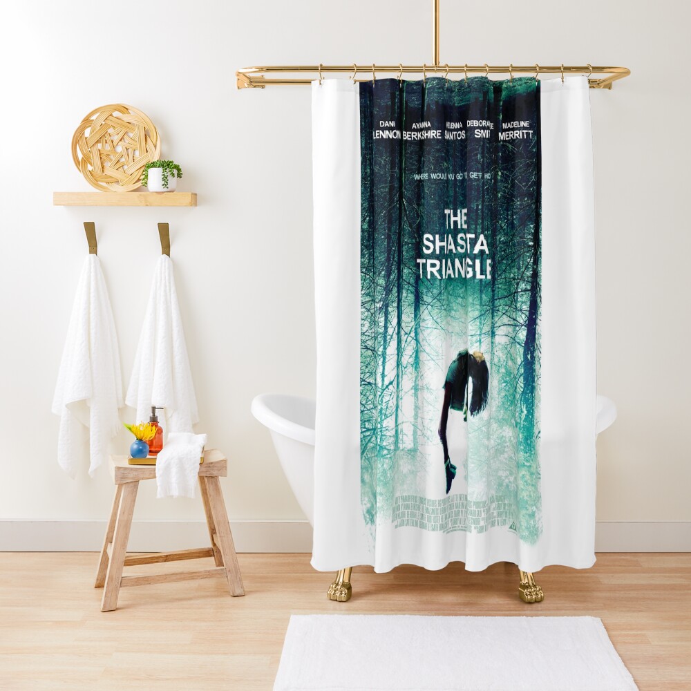 Shasta Triangle Poster Merch! Shower Curtain