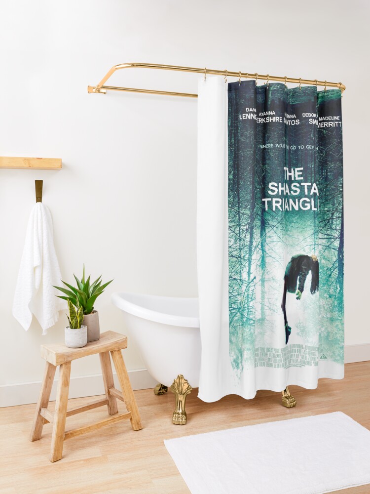 Alternate view of Shasta Triangle Poster Merch! Shower Curtain