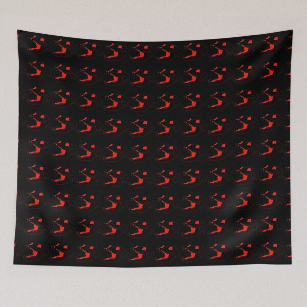 Item preview, Red Fanged Skull designed and sold by wrmwood.