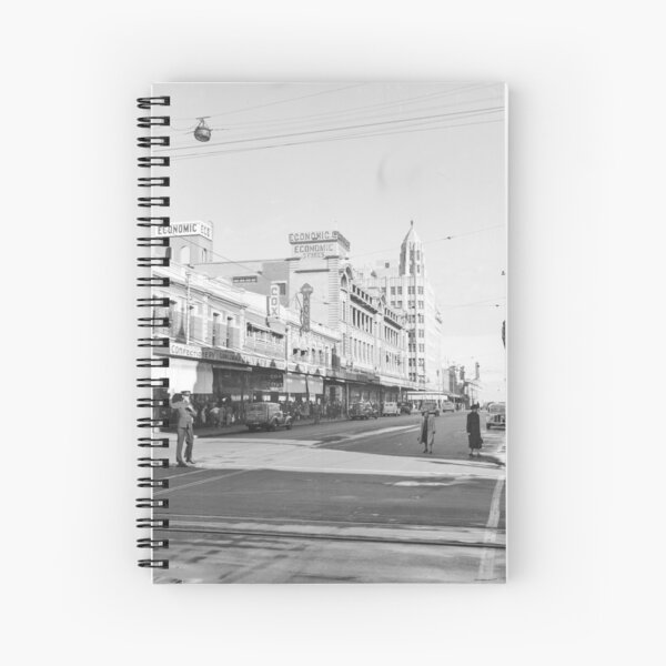 William Street looking south, Perth, 1941, State Library of Western Australia Spiral Notebook