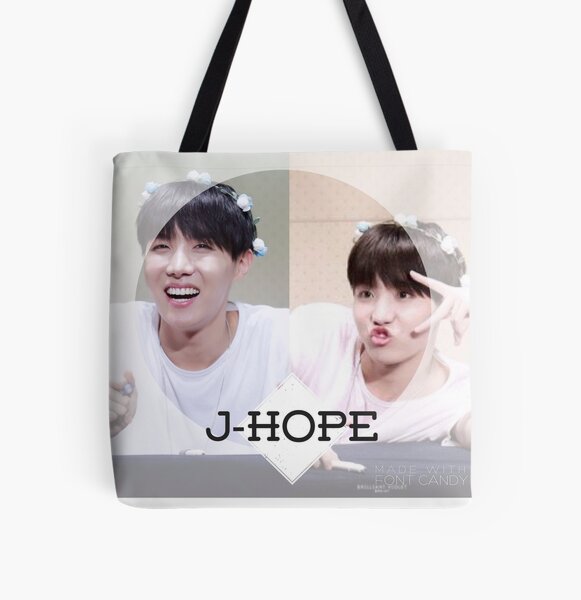 Heart Selca J Hope Reusable Household Tote Bags Storage Bags Boys