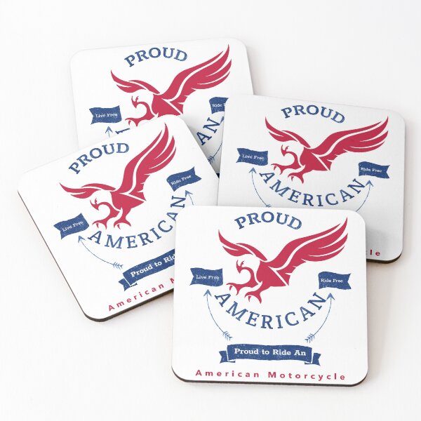 Item preview, Proud American Proud American Rider Red White And Blue Text designed and sold by TWMBDesigns.