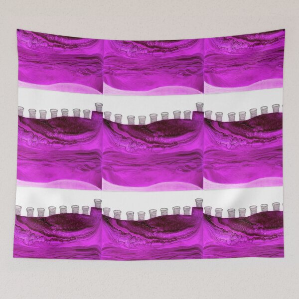 Item preview, Magenta Menorah  designed and sold by Sue Goldberg.