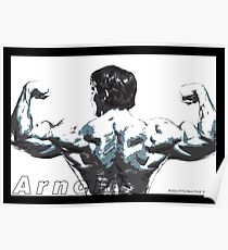 Arnold Schwarzenegger - Double Rear Biceps Poster