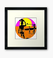 Surf Framed Print