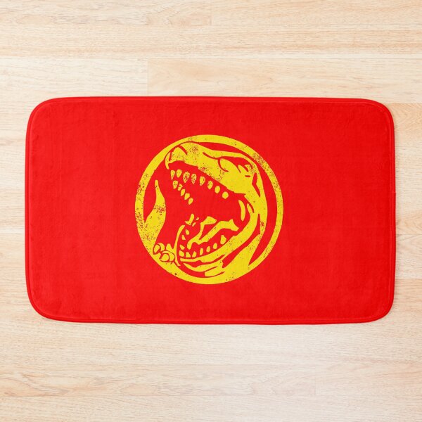Item preview, Red Dinosaur Power Crest designed and sold by ScapegoatPrints.