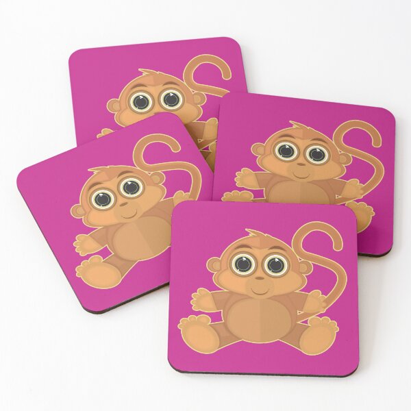 Item preview, Monkey - Pink designed and sold by Adamzworld.