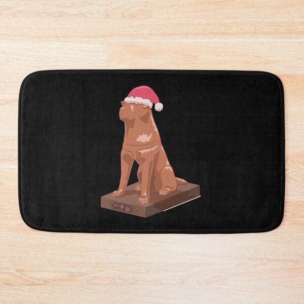 Item preview, Hachikō mit Weihnachtsmütze designed and sold by Tabinchu.