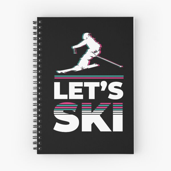 Item preview, Let's Ski Winter sports Skiers 3D snow apreski designed and sold by MooonTees.