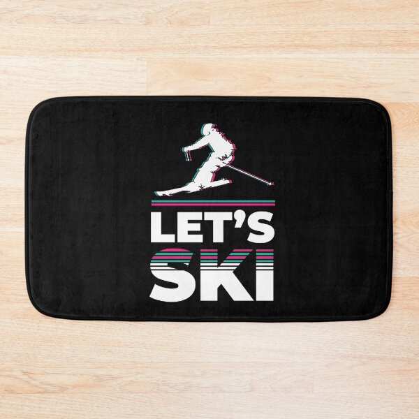 Item preview, Let's Ski Winter sports Skiers 3D snow apreski designed and sold by MooonTees.