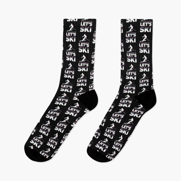 Item preview, Let's Ski Winter sports Skiers 3D snow apreski designed and sold by MooonTees.