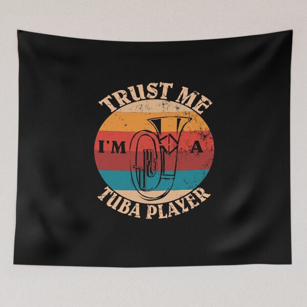 Item preview, Brass Musical Instrument - Funny Retro Tuba Player Gift designed and sold by Grabitees.