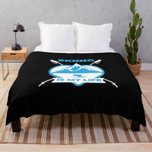 Item preview, Skiing Is My Life Skiers Winter Sports Apreski designed and sold by MooonTees.