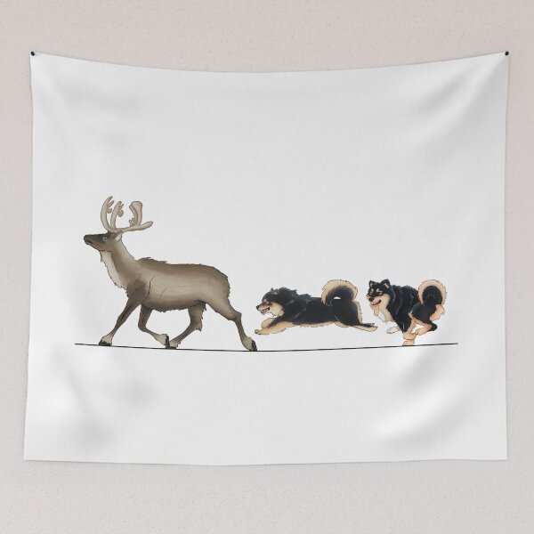 Item preview, Finnish Lapphund Reindeer Herders by Mel Curtis designed and sold by FLCV.