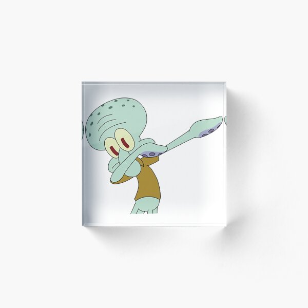 Squidward Acrylic Block