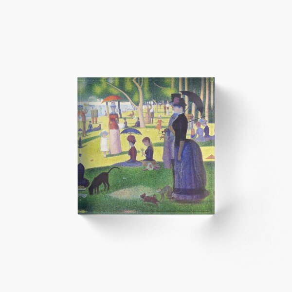 A Sunday on La Grande Jatte - Georges Seurat Acrylic Block