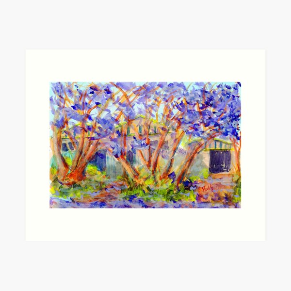 Item preview, Purple Hues Nowra - Water Colour designed and sold by Paul Gilbert.