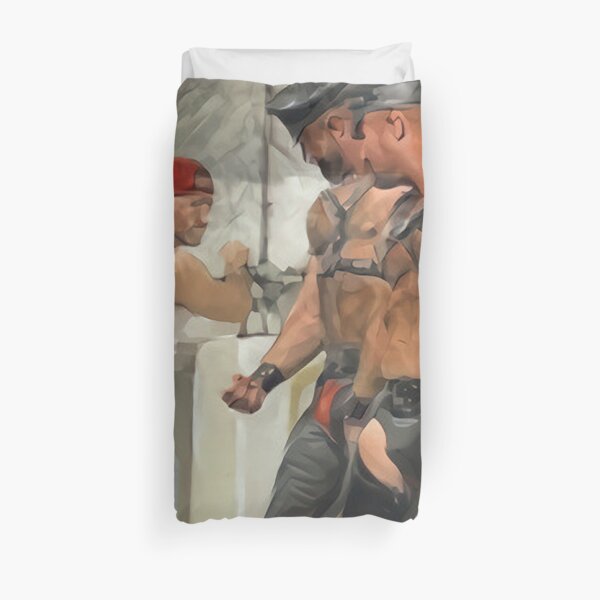 Johnny's Leather Fantasy Duvet Cover