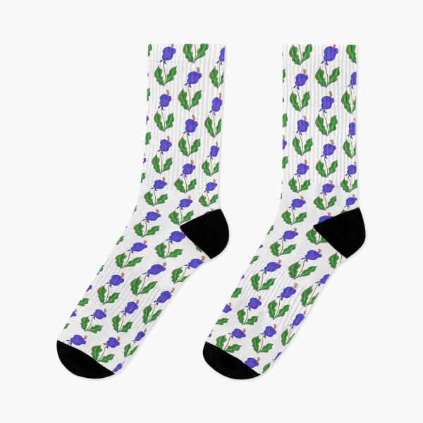 Item preview, Stylized Blue and Purple Flower 1 designed and sold by CarolineLembke.