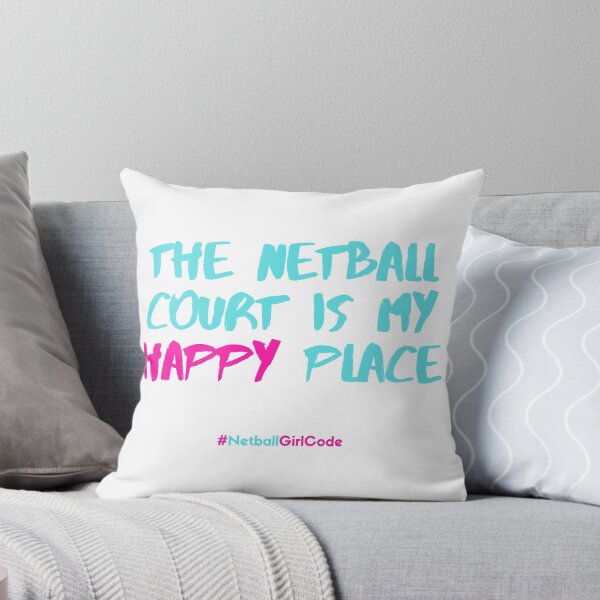 Item preview, The Netball Court is my Happy Place! designed and sold by NetballGifts.