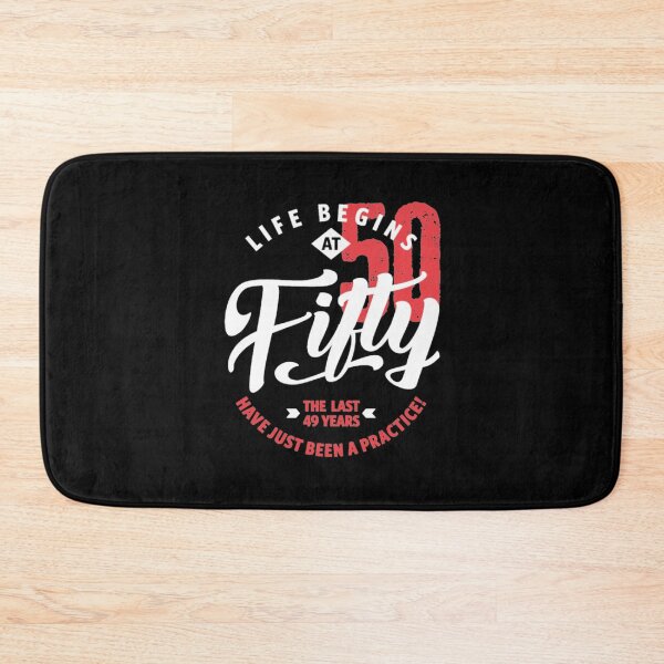 Item preview, Life Begins at 50, 50th Birthday Gift designed and sold by Jose Art Studio.