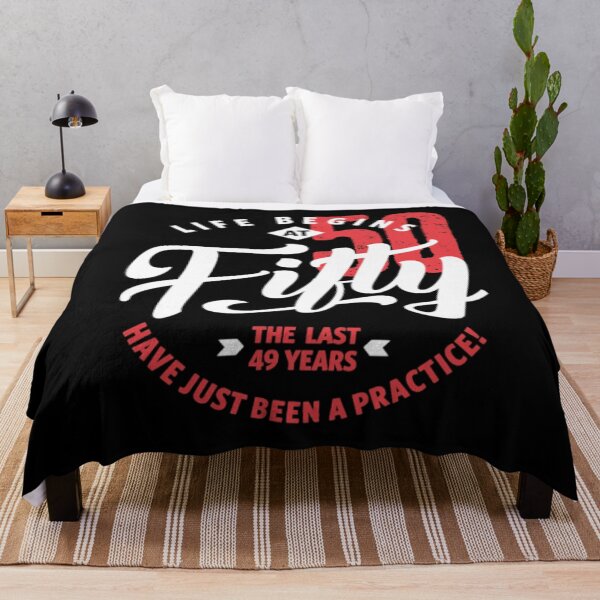 Item preview, Life Begins at 50, 50th Birthday Gift designed and sold by Jose Art Studio.