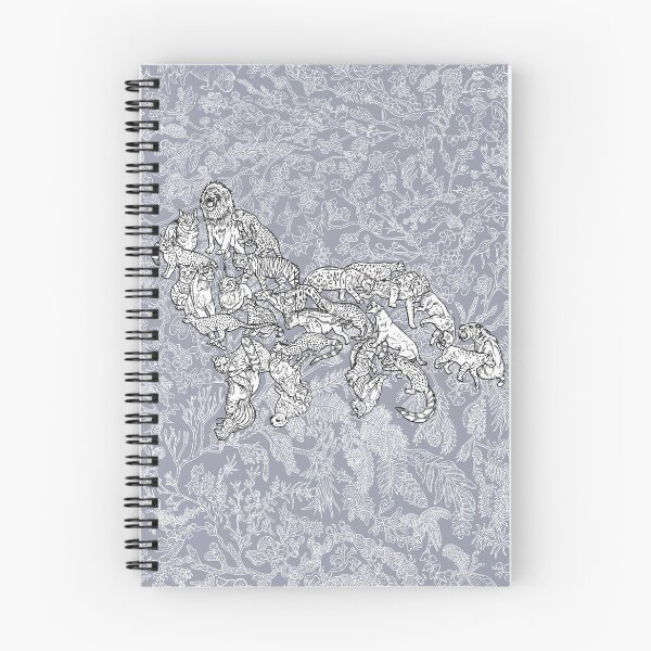 Item preview, Feliformia - Cats - Evolution - Blue Background designed and sold by EvolutionPoster.