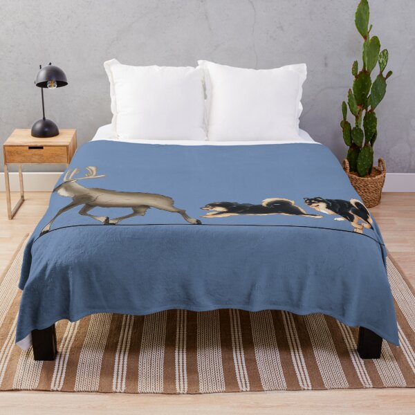 Item preview, Finnish Lapphund Reindeer Herders (blue) by Mel Curtis designed and sold by FLCV.