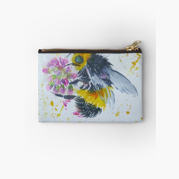 Item preview, Bumble bee on a pink flower designed and sold by Casimirasart.