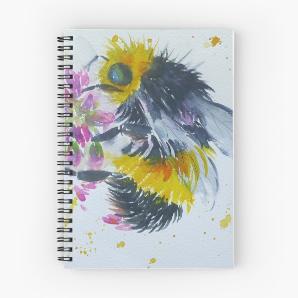 Item preview, Bumble bee on a pink flower designed and sold by Casimirasart.